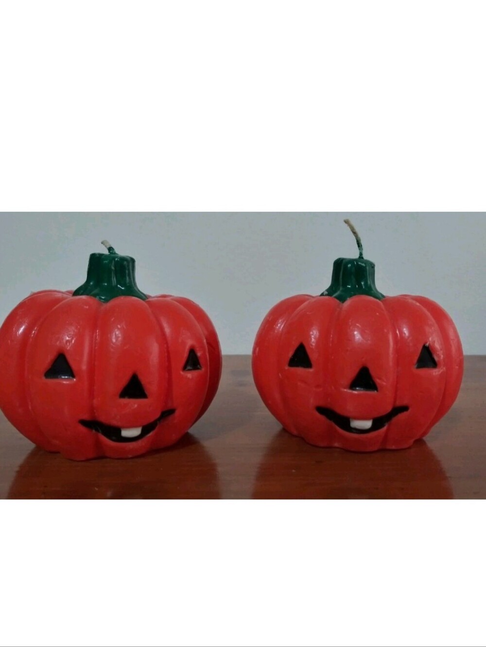 Pumpkin Shaped Candle Set